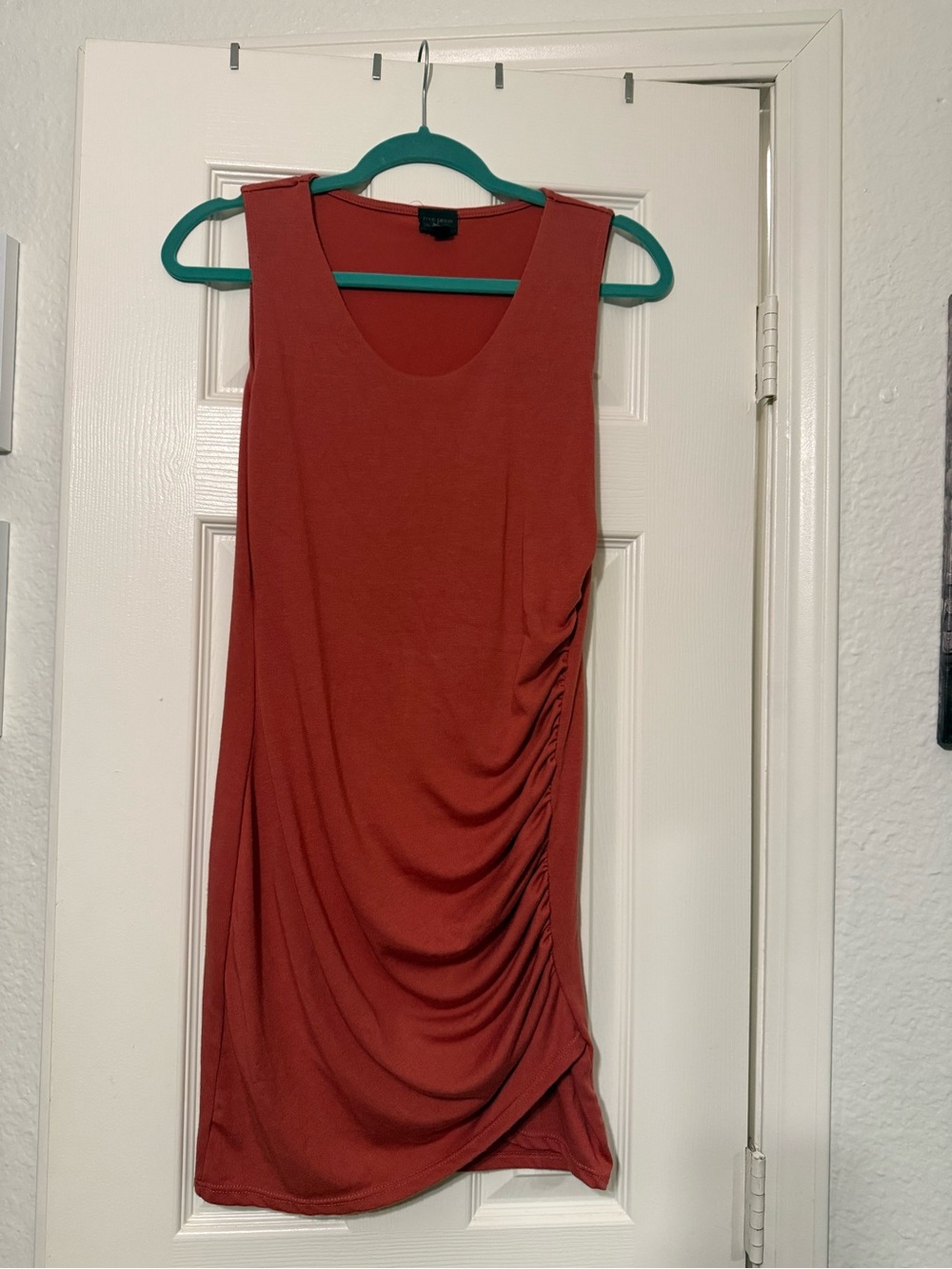 free press Rust Scoop Neck Tank Dress